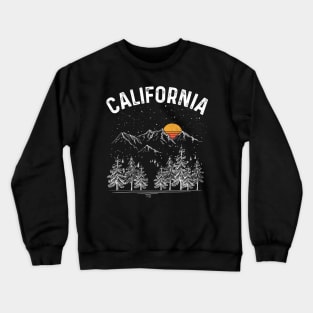 Vintage Retro California State Crewneck Sweatshirt